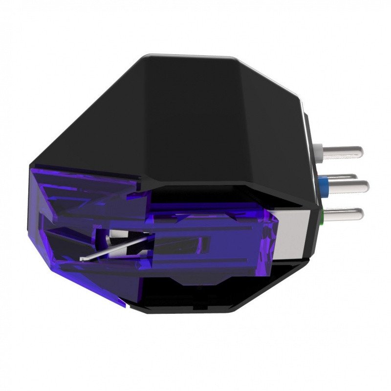 Goldring E3 Moving Magnet Cartridge — stylus and cantilever close-up