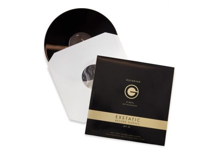 Goldring Exstatic Record Sleeve with vinyl record