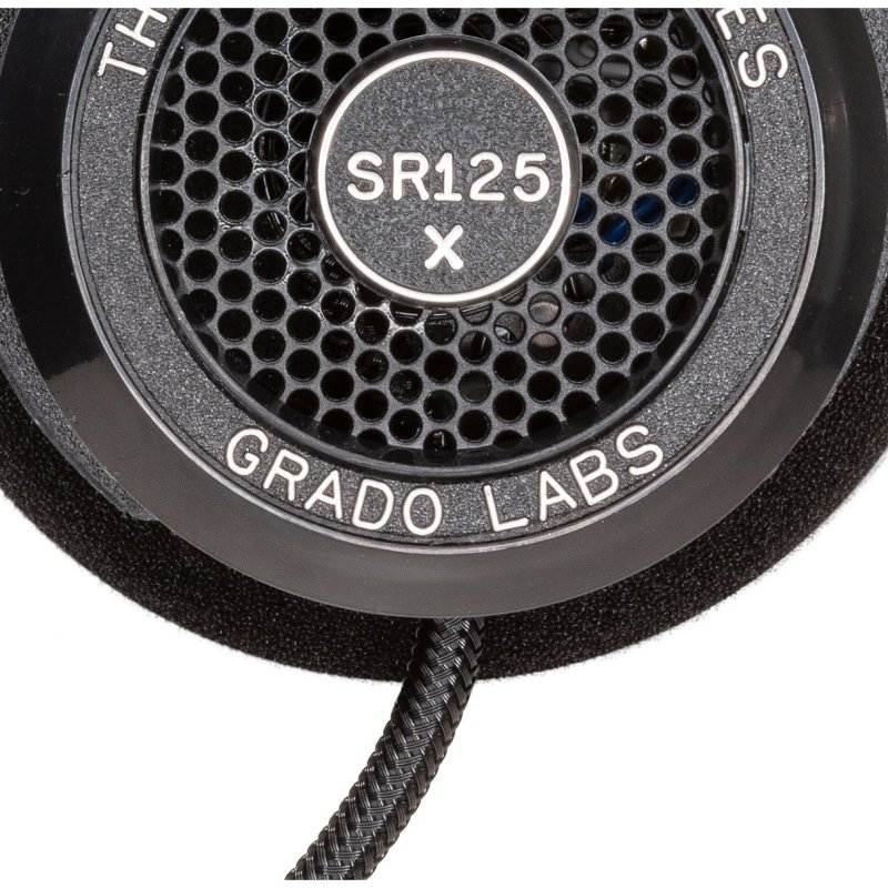 Grado SR125x Prestige Headphones — driver grille close-up