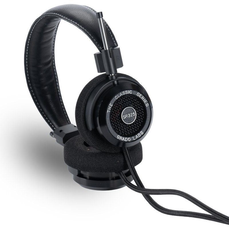 Grado SR325 Classic headphones side detail with cable