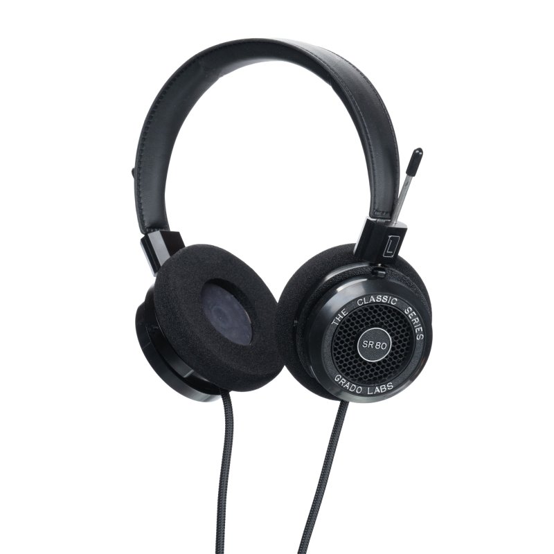 Grado SR80 Classic headphones angled view