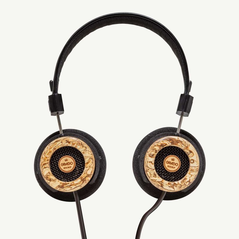 Grado The Hemp Headphone - front view showing both ear cups and headband