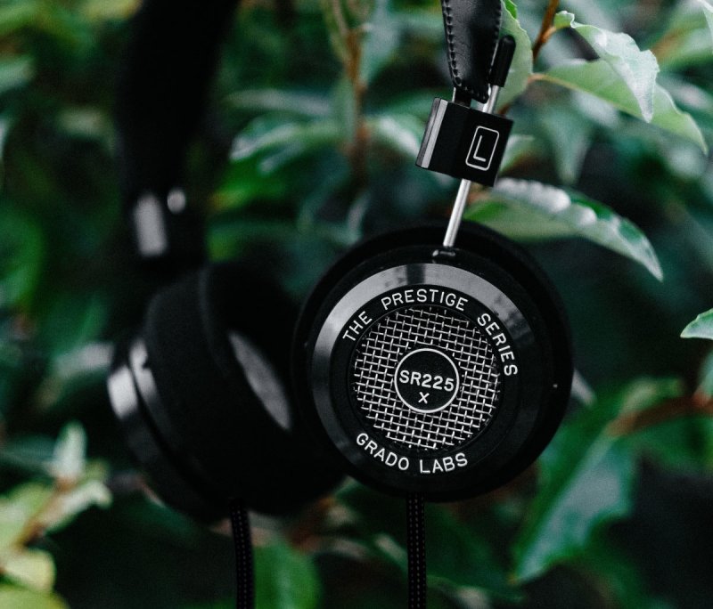 Grado SR225x Open-Back Headphones — lifestyle