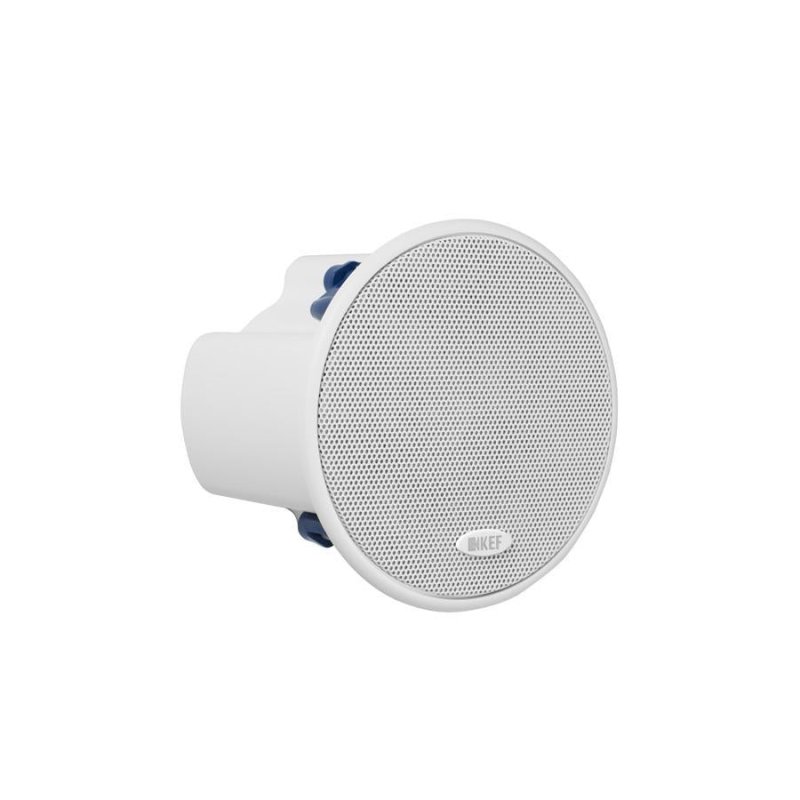 KEF Ci100.2QR In-Ceiling Speaker — side view (grille on)