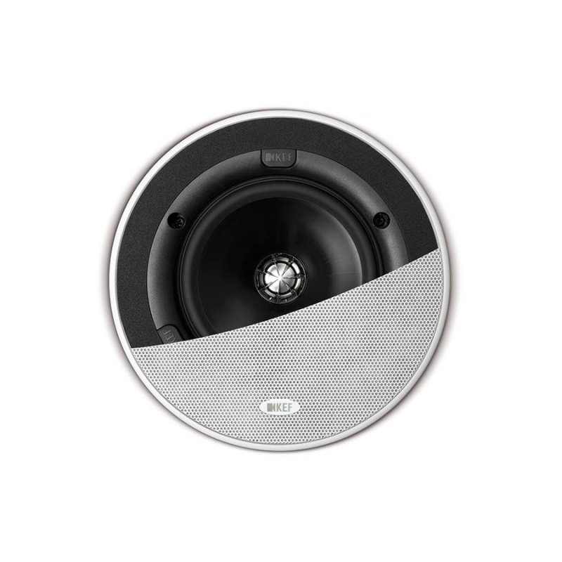 KEF Ci130QR In-Ceiling Speaker (Single) — front view (grille on)