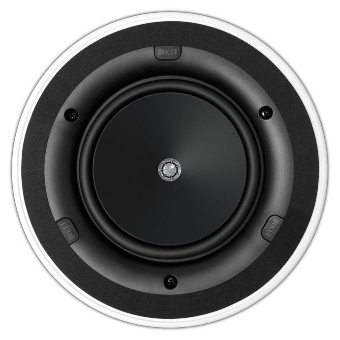 KEF Ci160.2CR in-ceiling speaker -- Uni-Q driver face (grille removed)