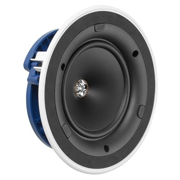 KEF Ci160.2CR in-ceiling speaker -- side angle without grille