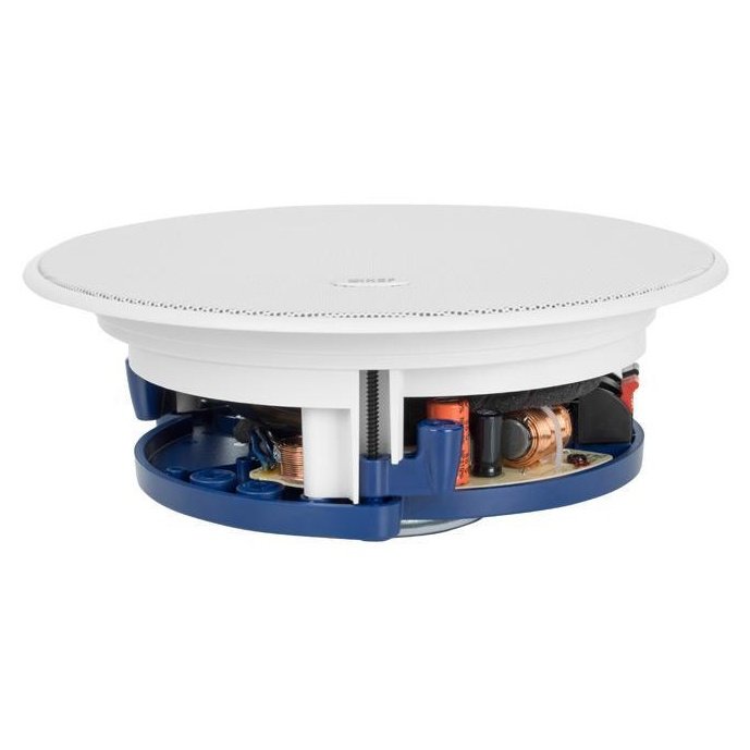 KEF Ci160.2CR in-ceiling speaker -- top view with grille
