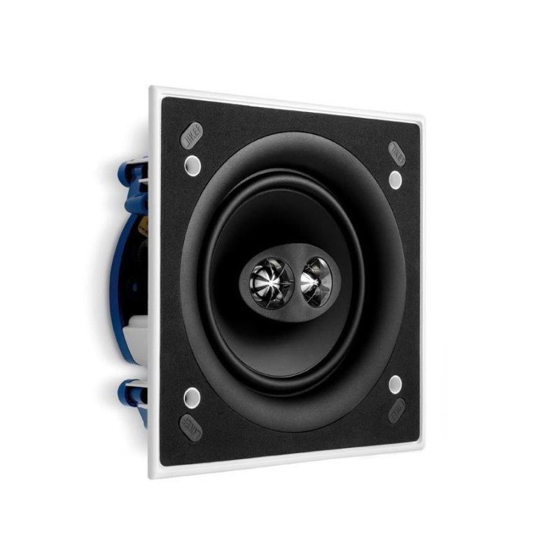 KEF Ci160CSds Dual Stereo In-Ceiling Speaker (Single) — angled view showing clamping system