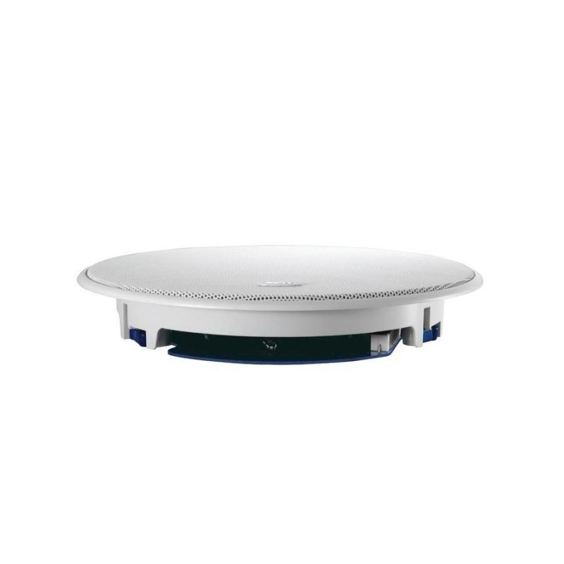 KEF Ci160TR Ultra-Thin In-Ceiling Speaker — side profile with grille showing mounting depth