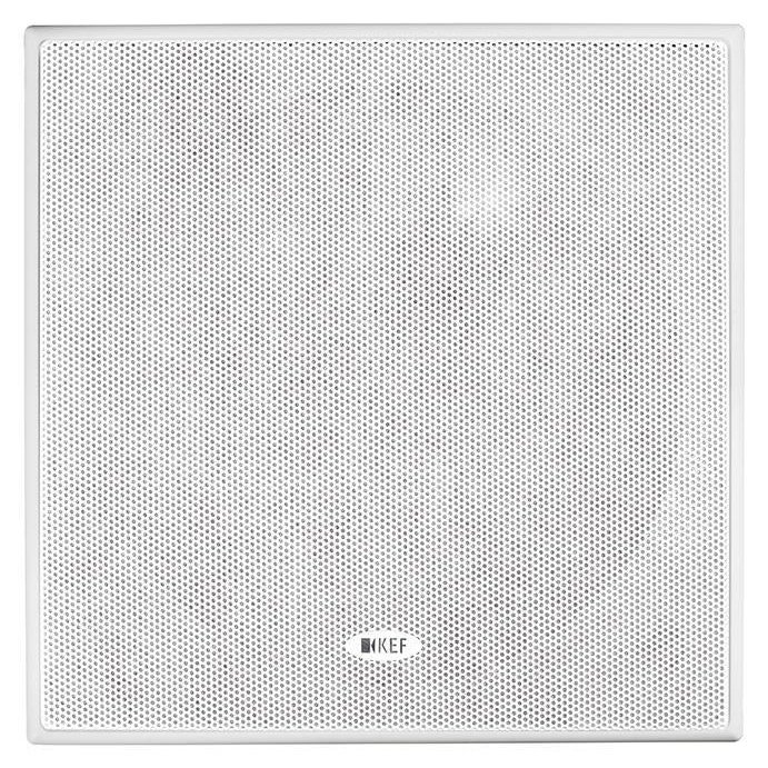 KEF Ci160TS Thin 2-Way Square In-Ceiling Speaker - With Grille