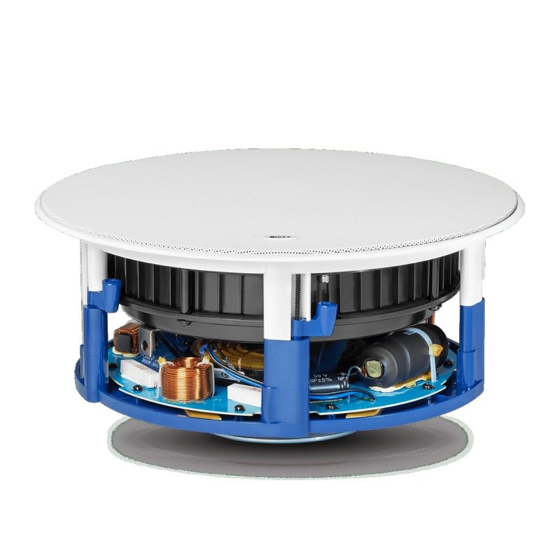 KEF Ci250RRM-THX In-Ceiling Speaker Low Angle with Grille