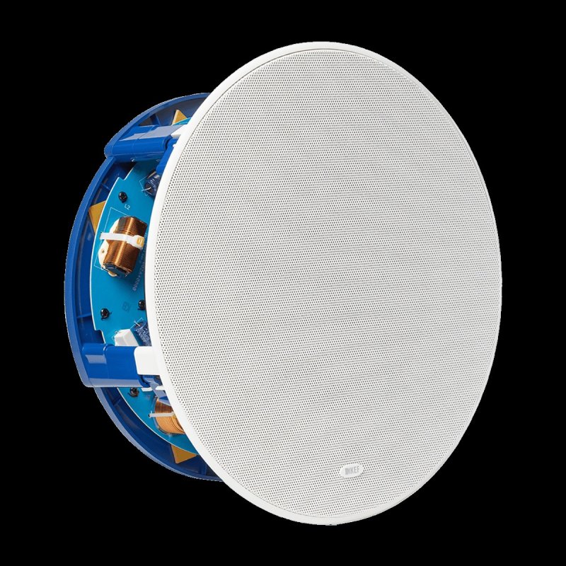 KEF Ci250RRM-THX In-Ceiling Speaker Perspective View with Grille