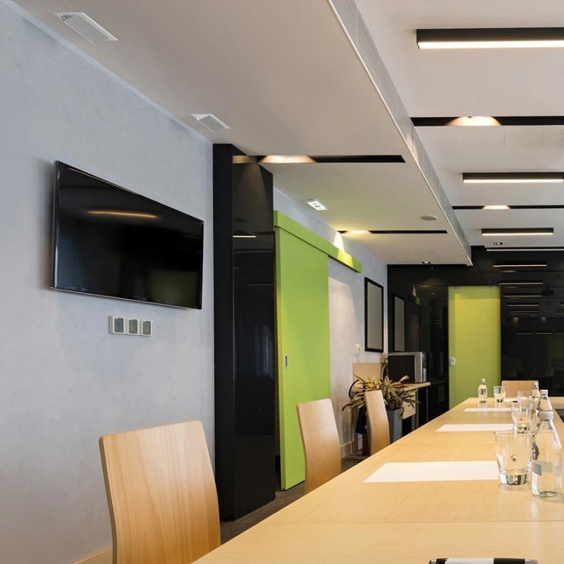 KEF Ci3-80QT Motorised In-Ceiling Speaker (Single) — lifestyle — boardroom