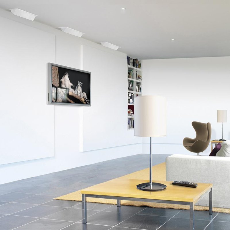 KEF Ci3-80QT Motorised In-Ceiling Speaker (Single) — lifestyle — living room