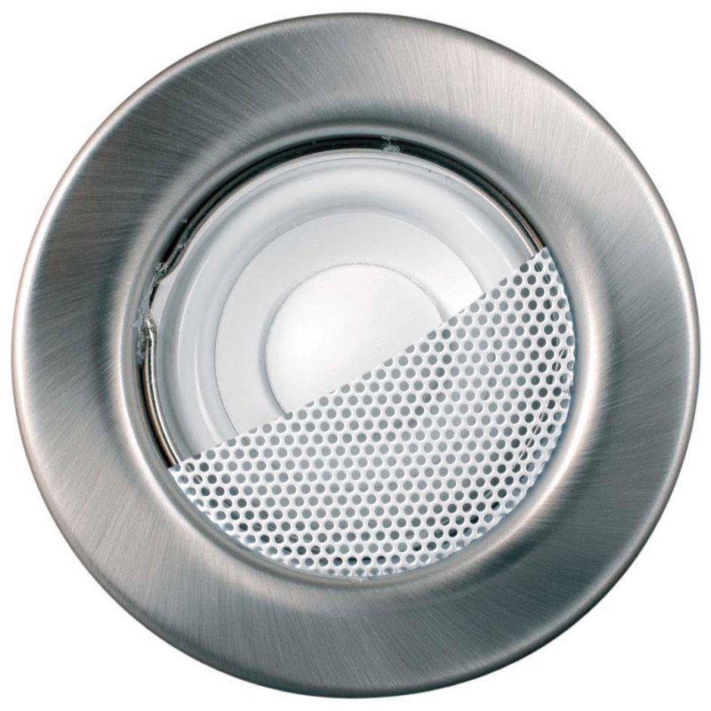 KEF Ci50R In-Ceiling Speaker — brushed steel bezel