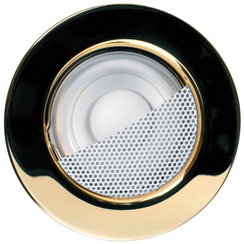 KEF Ci50R In-Ceiling Speaker — brass bezel