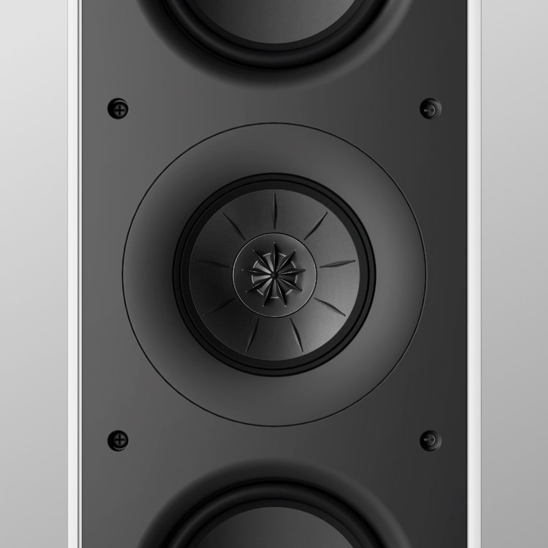 KEF Ci5120QLM-THX In-Wall Speaker Uni-Q driver close-up