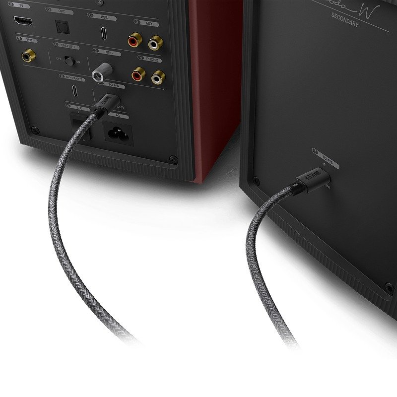 KEF C-link 8m Cable - Connected to Coda W