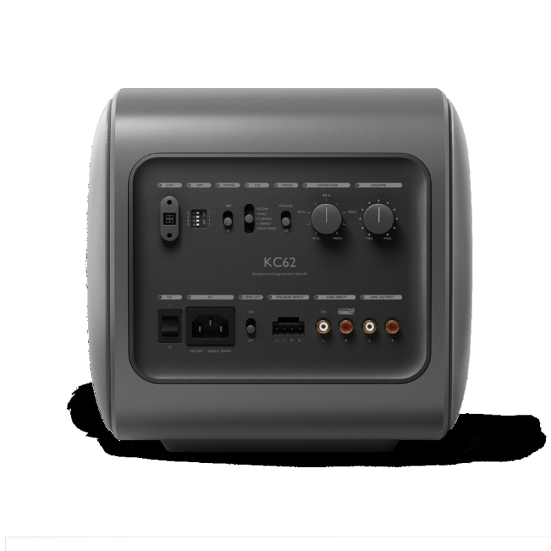 KEF KC62 Titanium Grey -- rear view