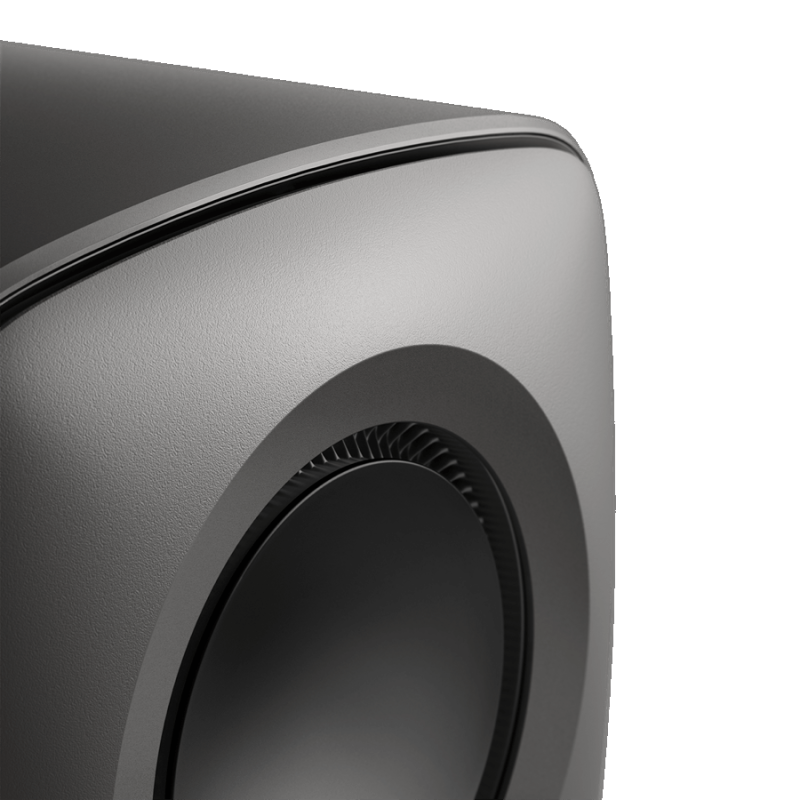KEF KC62 Titanium Grey -- top detail