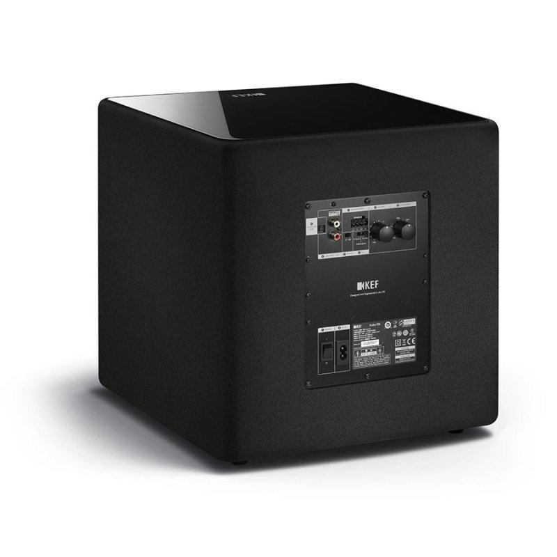 KEF KUBE 12b Subwoofer — rear panel