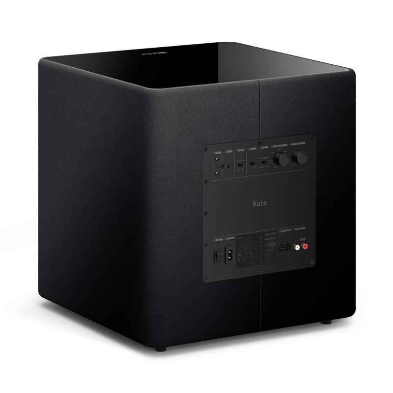 KEF Kube 12 MIE Subwoofer Rear Angled View