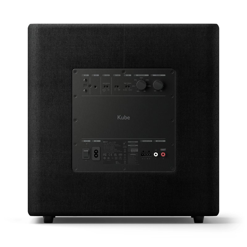 KEF Kube 12 MIE Subwoofer Rear Panel and Connections