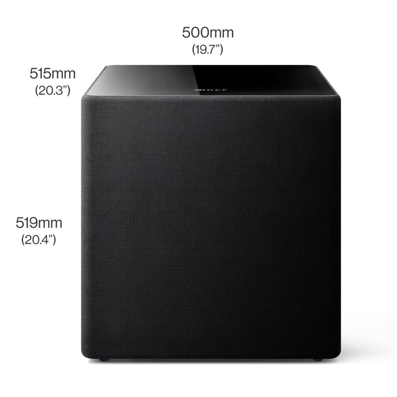 KEF Kube 15 MIE Subwoofer Dimensions