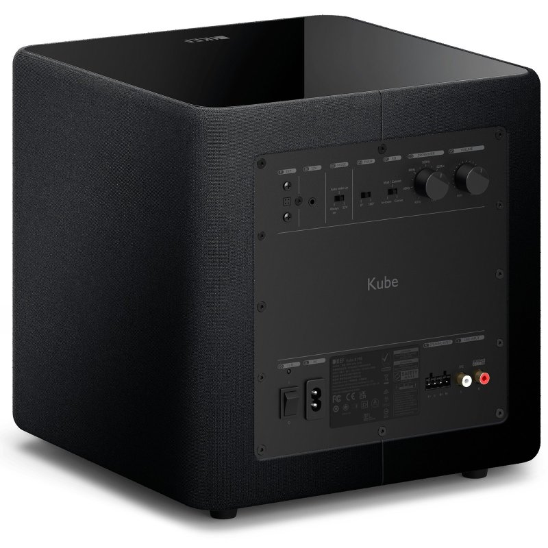 KEF Kube 8 MIE Subwoofer Rear Angled View