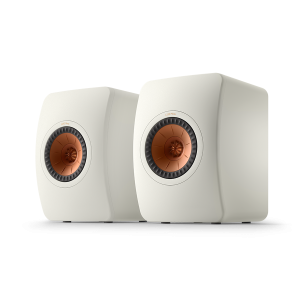 KEF LS50 Meta Bookshelf Speakers Mineral White (Pair)