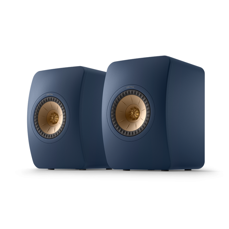 KEF LS50 Meta Bookshelf Speakers Royal Blue (Pair)