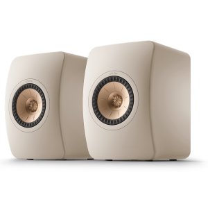 KEF LS50 Meta Bookshelf Speakers Sand Shell (Pair)