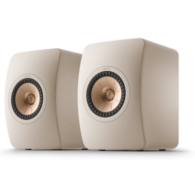 KEF LS50 Meta Bookshelf Speakers Sand Shell (Pair)