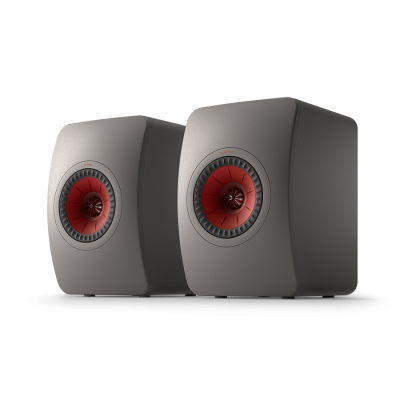 KEF LS50 Meta Bookshelf Speakers Titanium Grey (Pair)