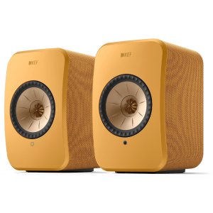 KEF LSX II Wireless Speakers Amber Haze (Pair)