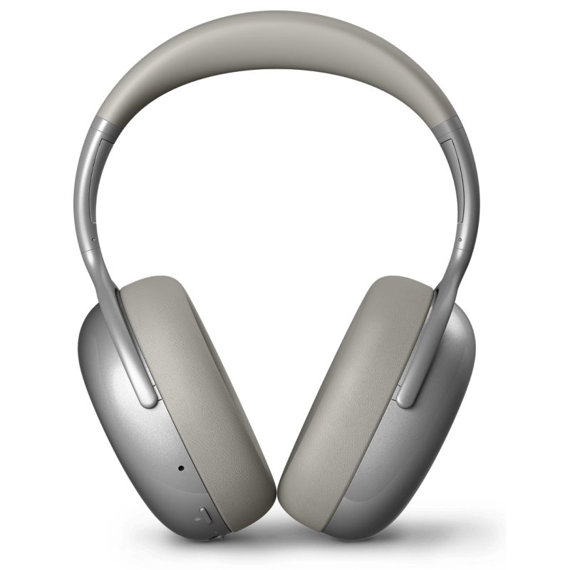 KEF Mu7 Wireless Headphones Silver Grey - Front