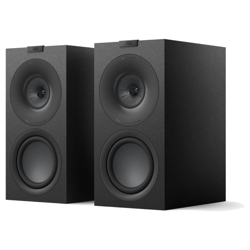 KEF Q Concerto Meta Standmount Speakers Satin Black (Pair)