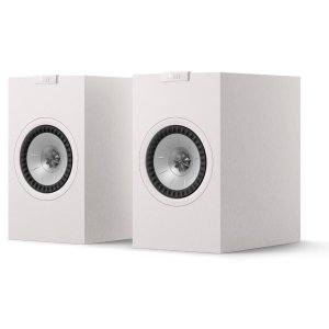 KEF Q1 Meta Bookshelf Speakers Satin White (Pair)