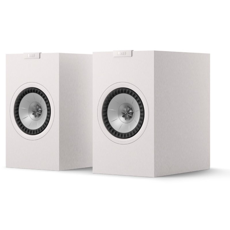 KEF Q1 Meta Bookshelf Speakers Satin White (Pair)