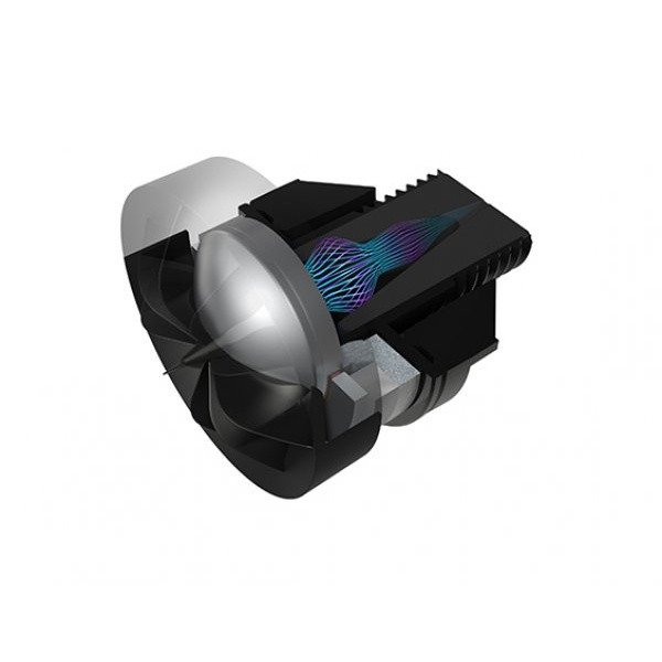 KEF Q350 Bookshelf Speakers Satin Black (Pair) — Uni-Q driver cutaway