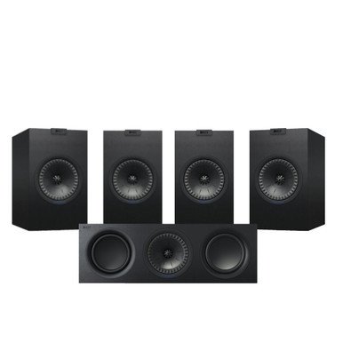 KEF Q350 AV 5.0 Speaker Package (Satin Black)