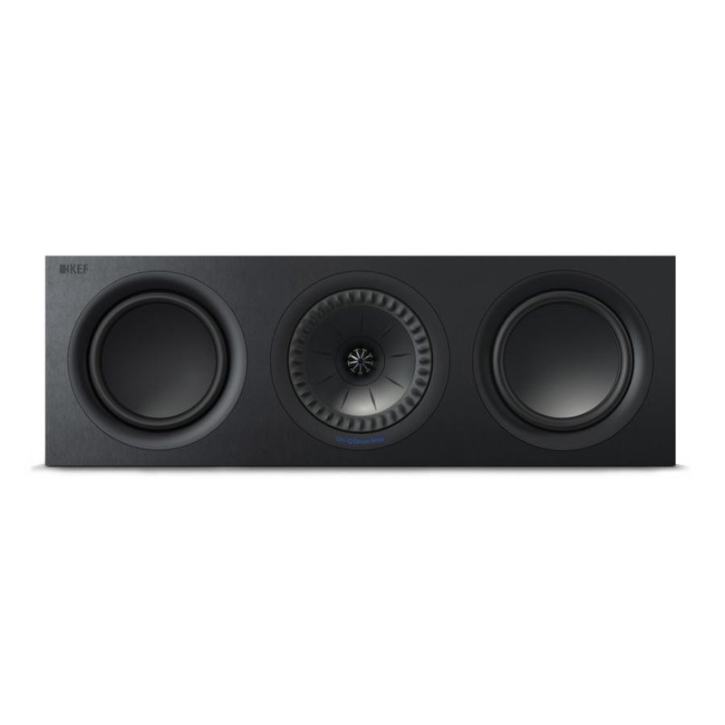 KEF Q350 AV 5.0 Speaker Package (Satin Black) — Q650c centre channel front view