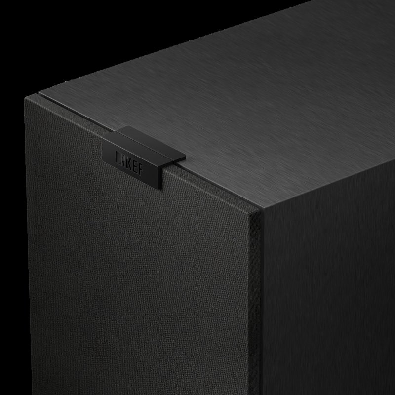 KEF Q7 Meta Satin Black - Grille Detail