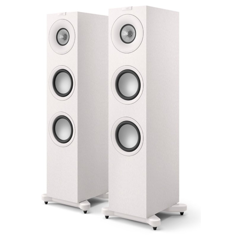 KEF Q7 Meta Floorstanding Speakers Satin White (Pair)