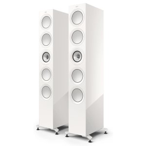 KEF R11 Meta Floorstanding Speakers White Gloss (Pair)