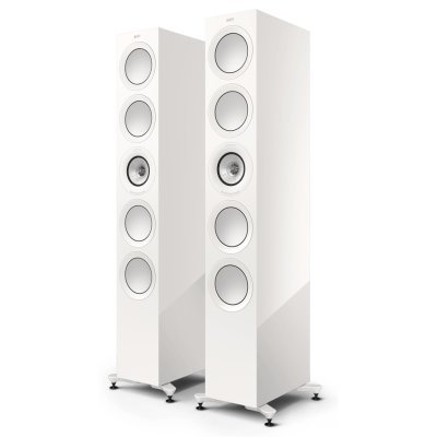 KEF R11 Meta Floorstanding Speakers White Gloss (Pair)