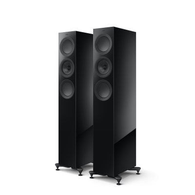 KEF R5 Meta Floorstanding Speakers Gloss Black (Pair)