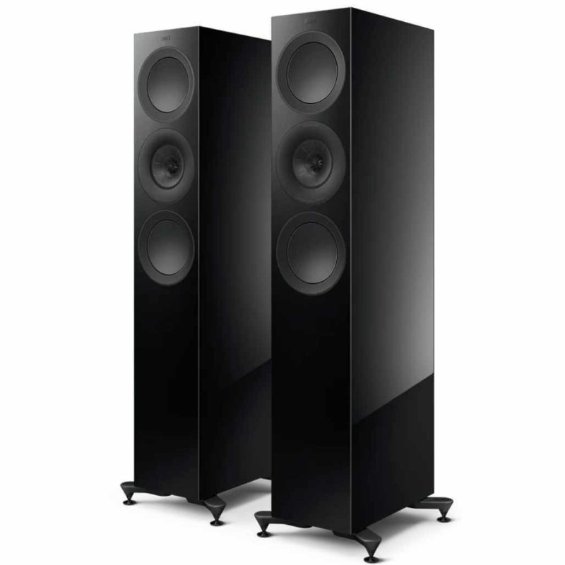 KEF R7 Meta Floorstanding Speakers Black (Pair)