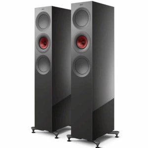 KEF R7 Meta Floorstanding Speakers Titanium Grey (Pair)